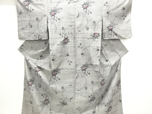 Japanese Kimono / Tsumugi Omeshi Silk